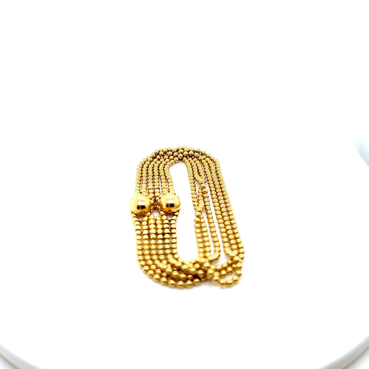 Cartier Draperie de Décolleté 18K Yellow Gold Multi-Strand Bracelet