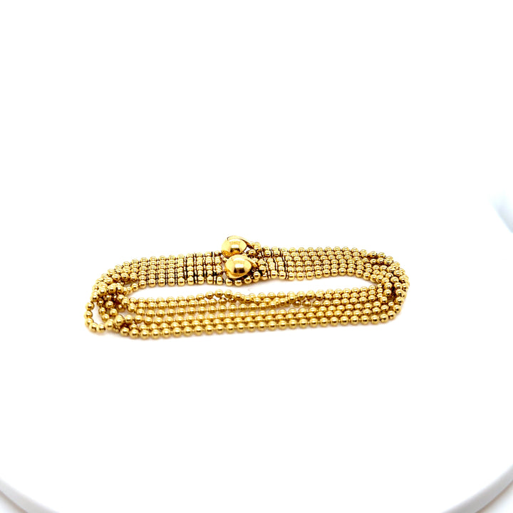 Cartier Draperie de Décolleté 18K Yellow Gold Multi-Strand Bracelet