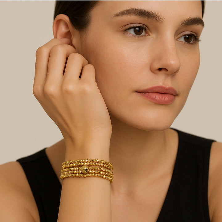 Cartier Draperie de Décolleté 18K Yellow Gold Multi-Strand Bracelet