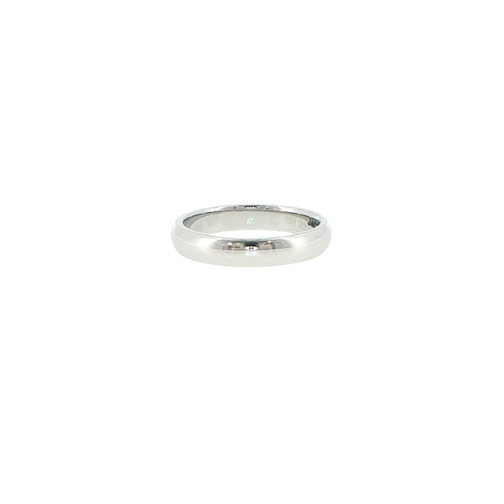 Novell Platinum 4mm High Polish Dome Wedding Band