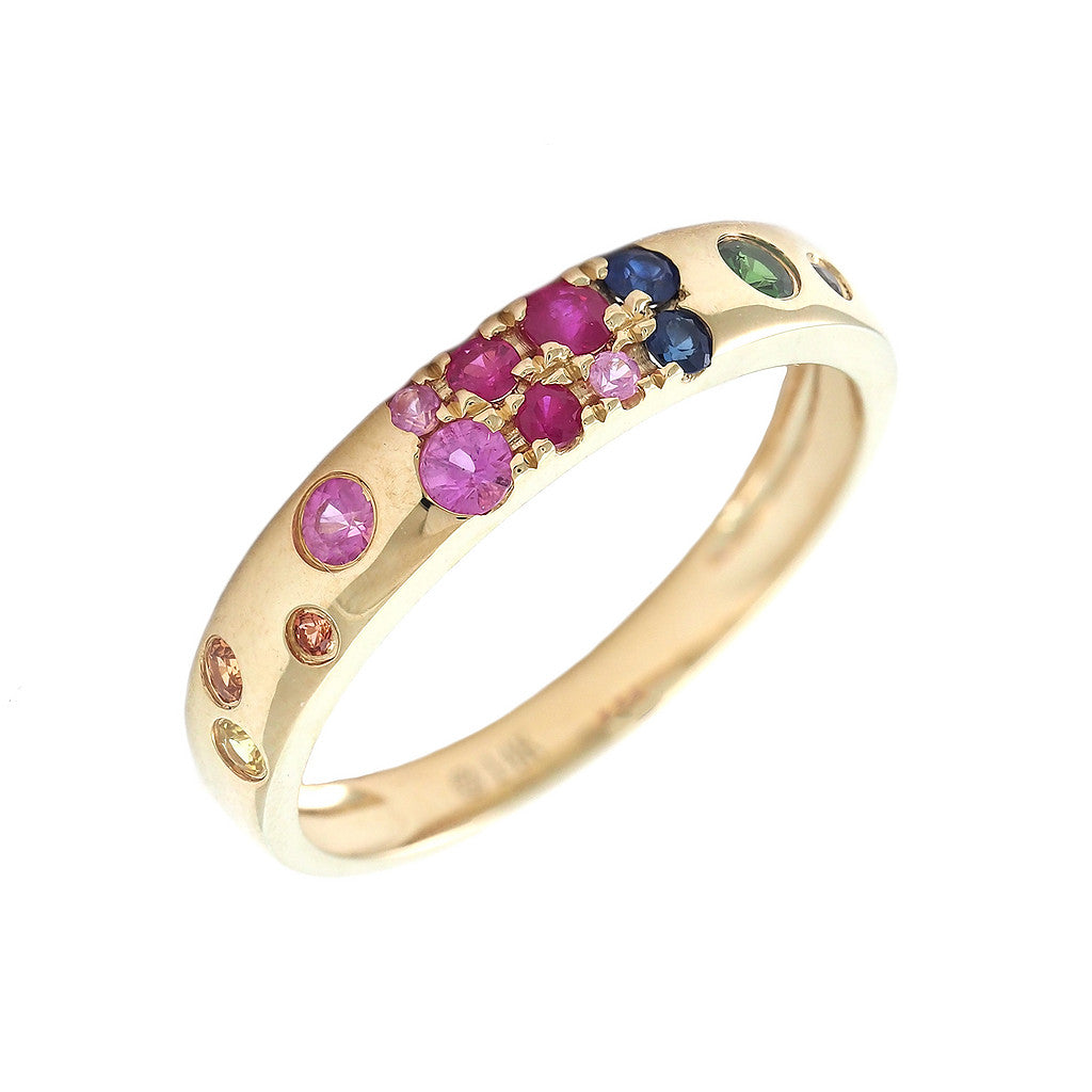 Multicolor Sapphire Band