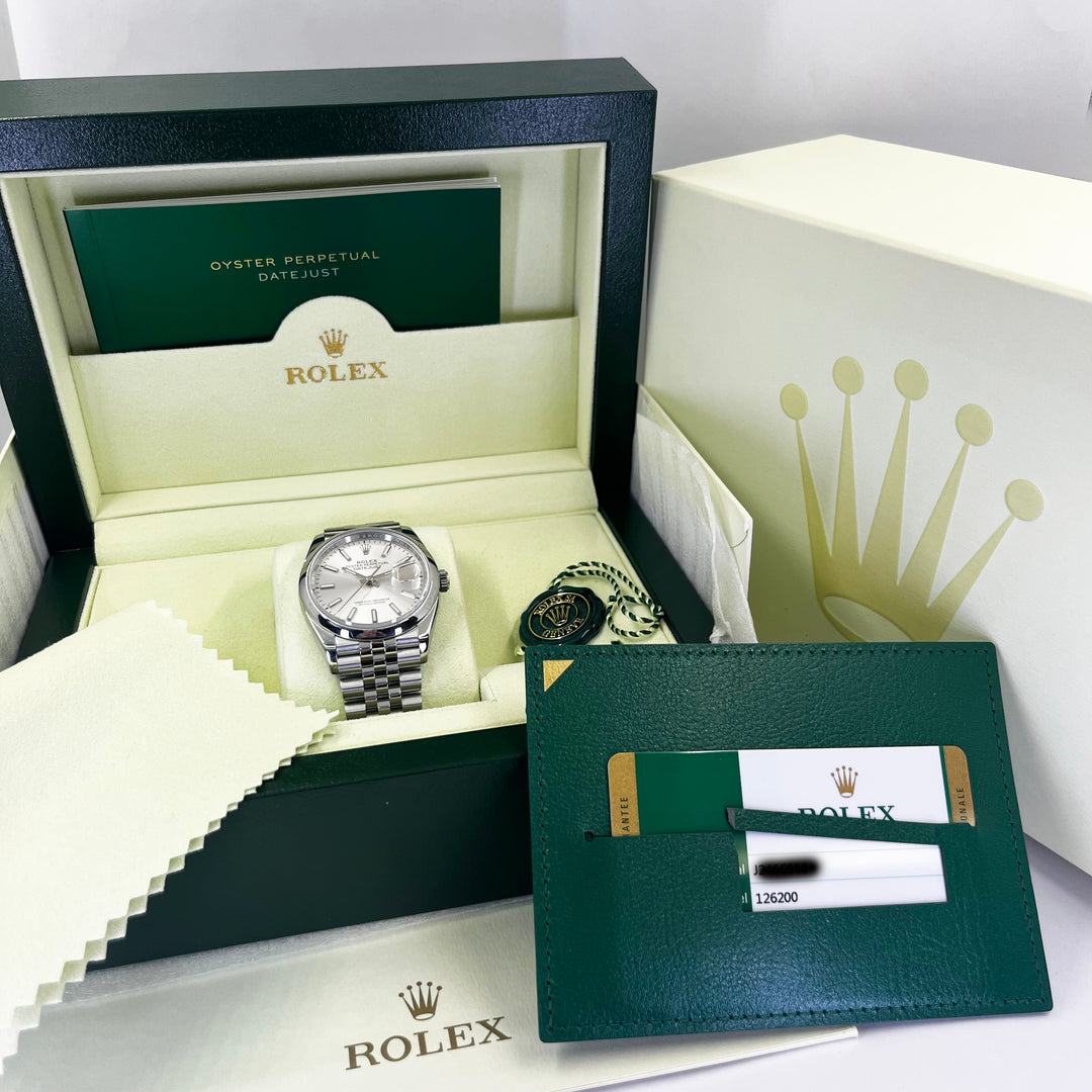 Rolex Datejust 36mm Stainless Steel Silver Dial