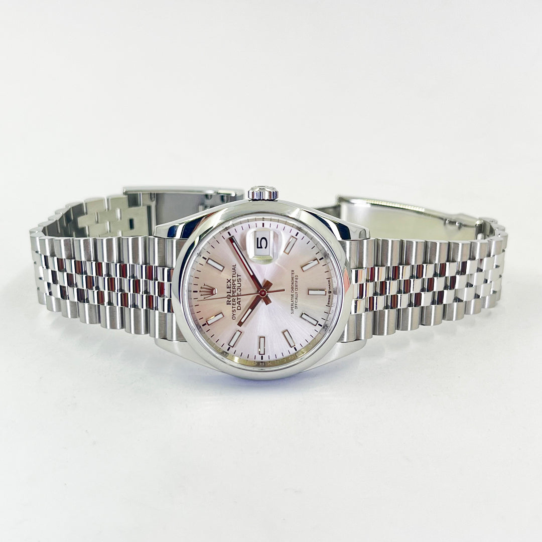 Rolex Datejust 36mm Stainless Steel Silver Dial