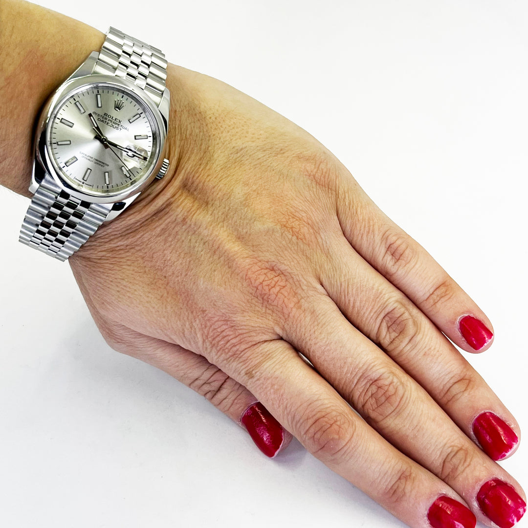 Rolex Datejust 36mm Stainless Steel Silver Dial