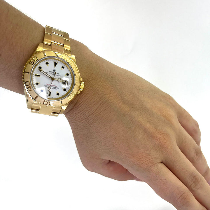40mm Gold Rolex Yachtmaster