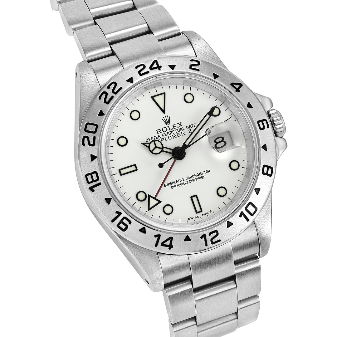 Rolex Explorer II 40mm Stainless Steel Automatic Watch