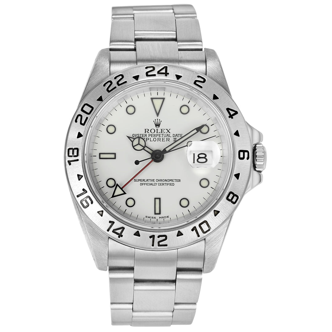 Rolex Explorer II 40mm Stainless Steel Automatic Watch
