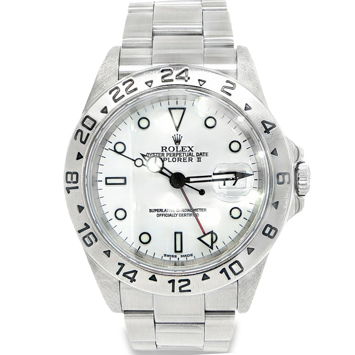 Rolex Explorer II 40mm Stainless Steel Automatic Watch