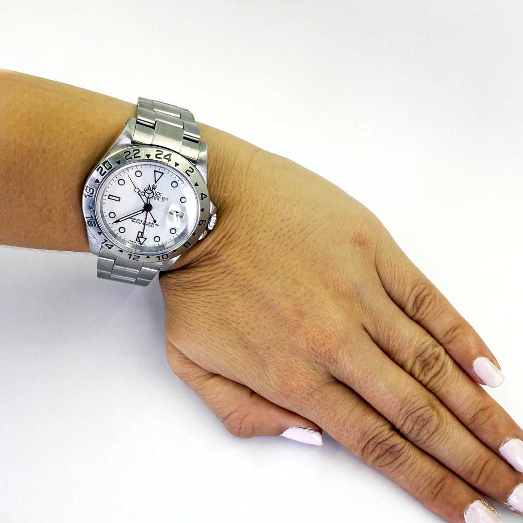 Rolex Explorer II 40mm Stainless Steel Automatic Watch
