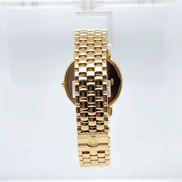 32mm Rolex Cellini 18K Yellow Gold Quartz Watch