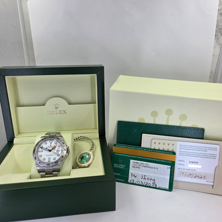 Rolex Explorer II 42mm Stainless Steel Automatic Watch