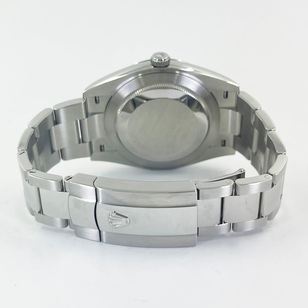Rolex Datejust 41mm Steel & White Gold Blue Diamond Dial