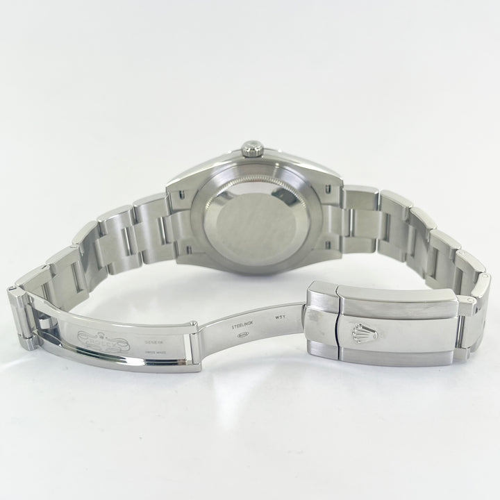 Rolex Datejust 41mm Steel & White Gold Blue Diamond Dial