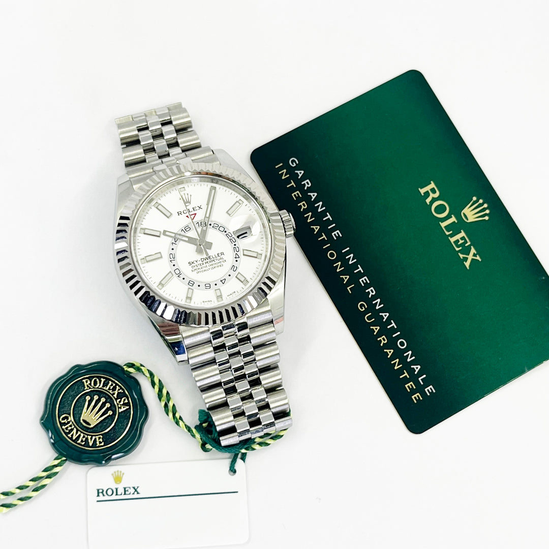 Rolex Sky-Dweller 42mm Steel & White Gold