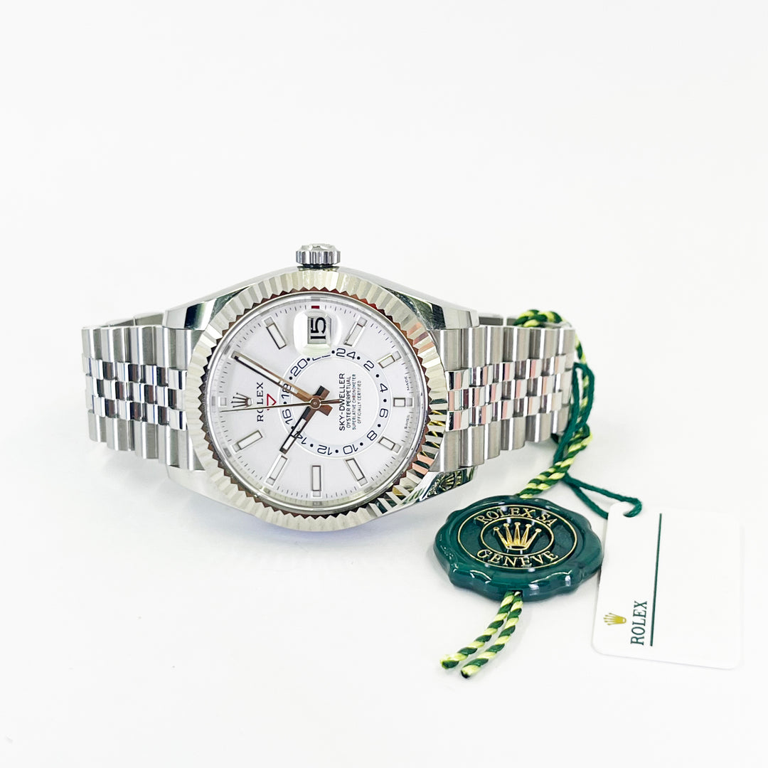 Rolex Sky-Dweller 42mm Steel & White Gold