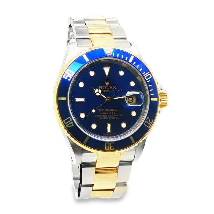 Rolex Submariner 40mm Steel & Gold Blue Dial