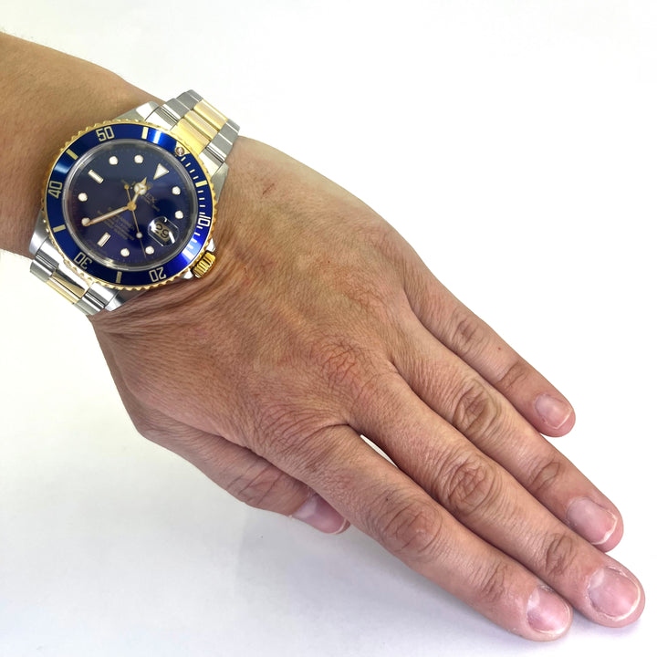 Rolex Submariner 40mm Steel & Gold Blue Dial