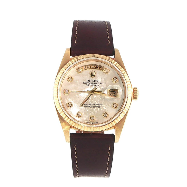 Rolex Day-Date 36mm 18K Yellow Gold Automatic Watch Mother-of-Pearl Dial