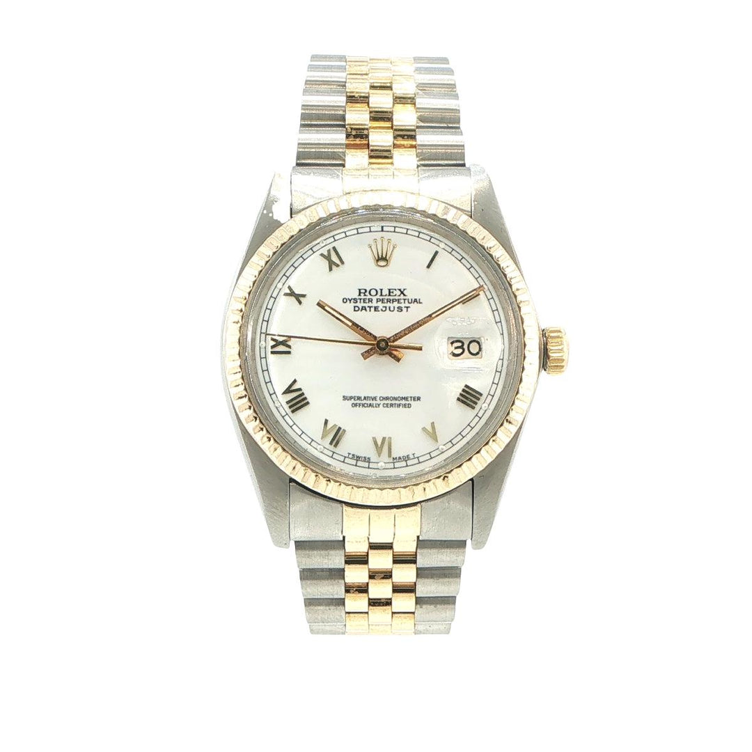 Rolex Datejust 36mm Two-Tone 18K Yellow Gold & Stainless Steel Automatic Watch