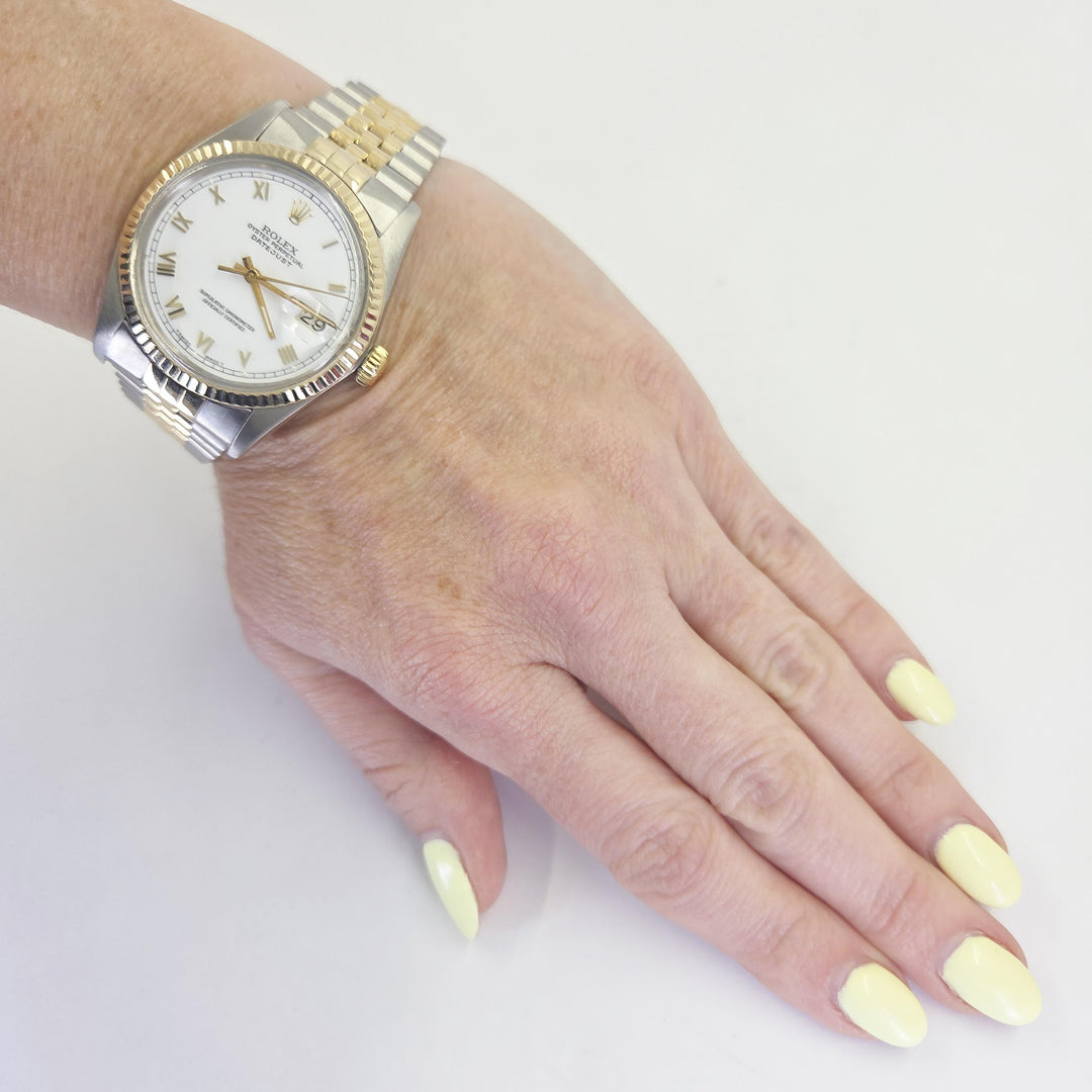 Rolex Datejust 36mm Two-Tone 18K Yellow Gold & Stainless Steel Automatic Watch
