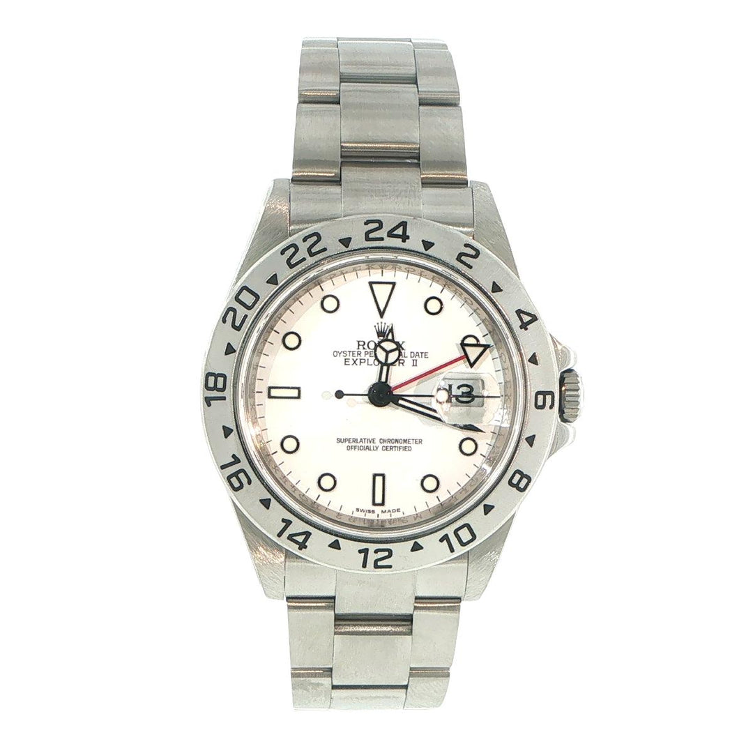 Rolex Explorer II 40mm White Dial Stainless Steel 16570T