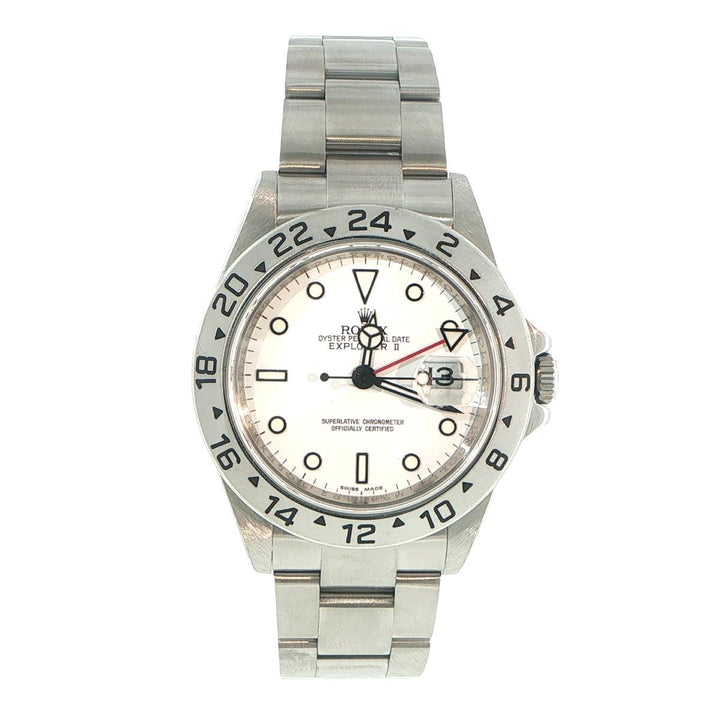Rolex Explorer II 40mm White Dial Stainless Steel 16570T