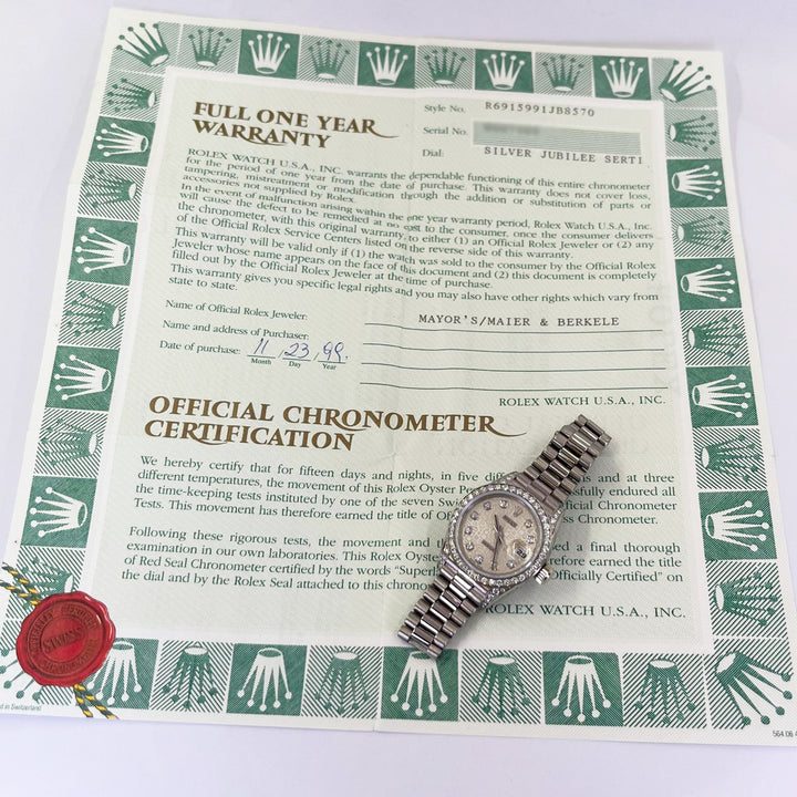 26mm Rolex Datejust Diamond Jubilee