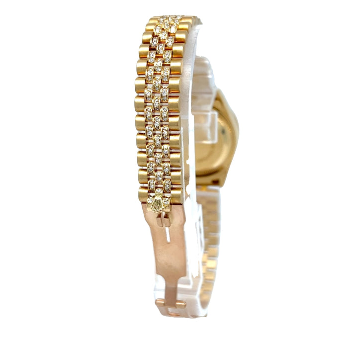 26mm Rolex Datejust Diamond Dial, Bezel & Pave President Bracelet