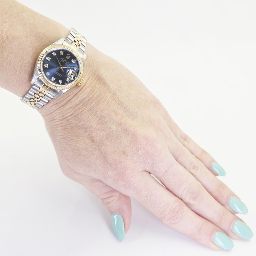 Rolex Datejust 26mm Two-Tone Diamond Dial Watch