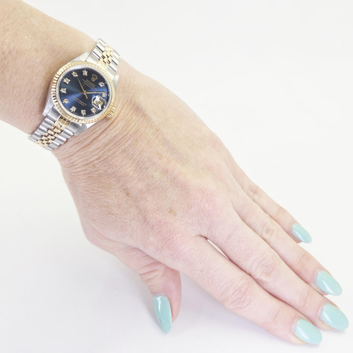 Rolex Datejust 26mm Two-Tone Diamond Dial Watch