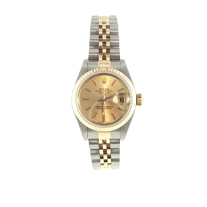 Rolex Datejust 26mm Two-Tone Champagne Dial Jubilee Bracelet