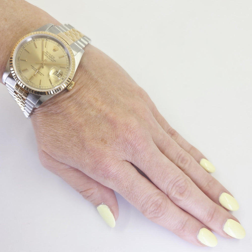 Rolex Datejust 36mm Two-Tone 18K Yellow Gold & Stainless Steel Watch