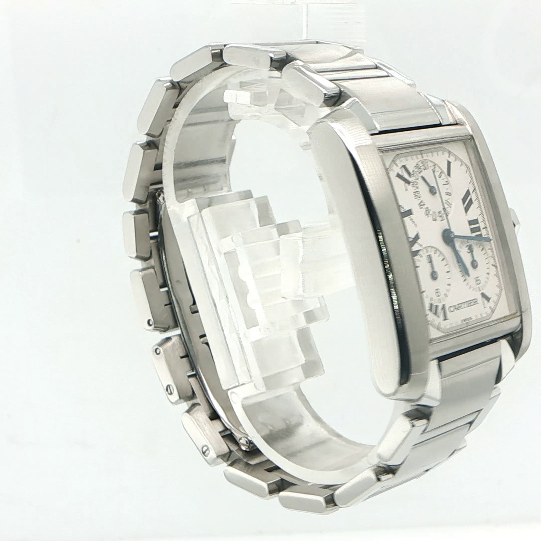 Cartier Tank Chronoflex 28mm Steel Quartz