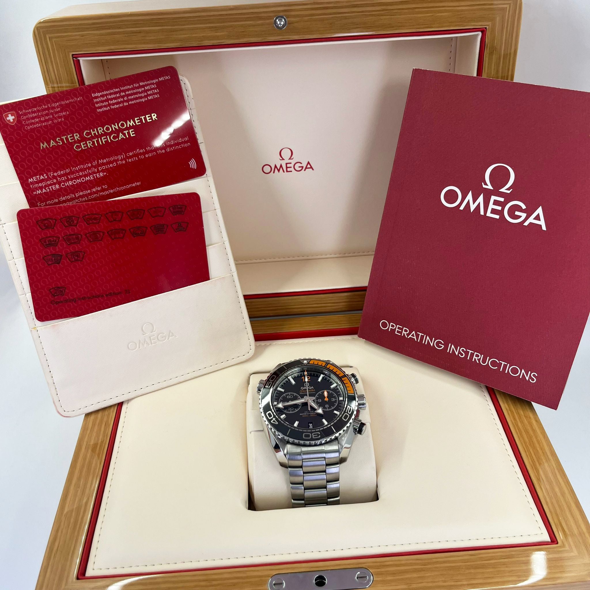 45.5mm Omega Stainless Steel Seamaster Planet Ocean Automatic