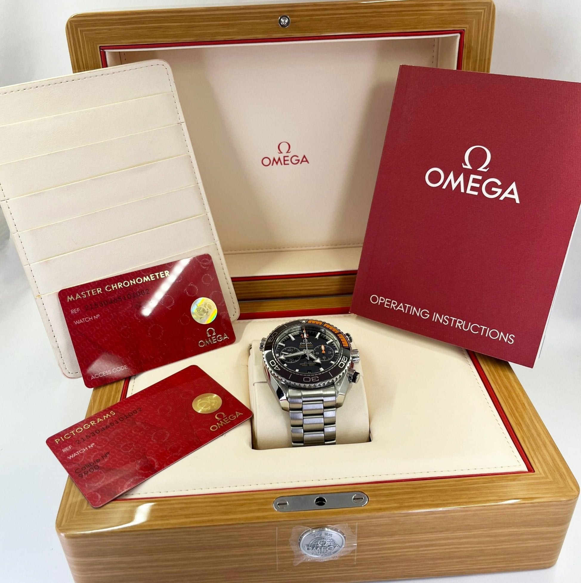 45.5mm Omega Stainless Steel Seamaster Planet Ocean Automatic