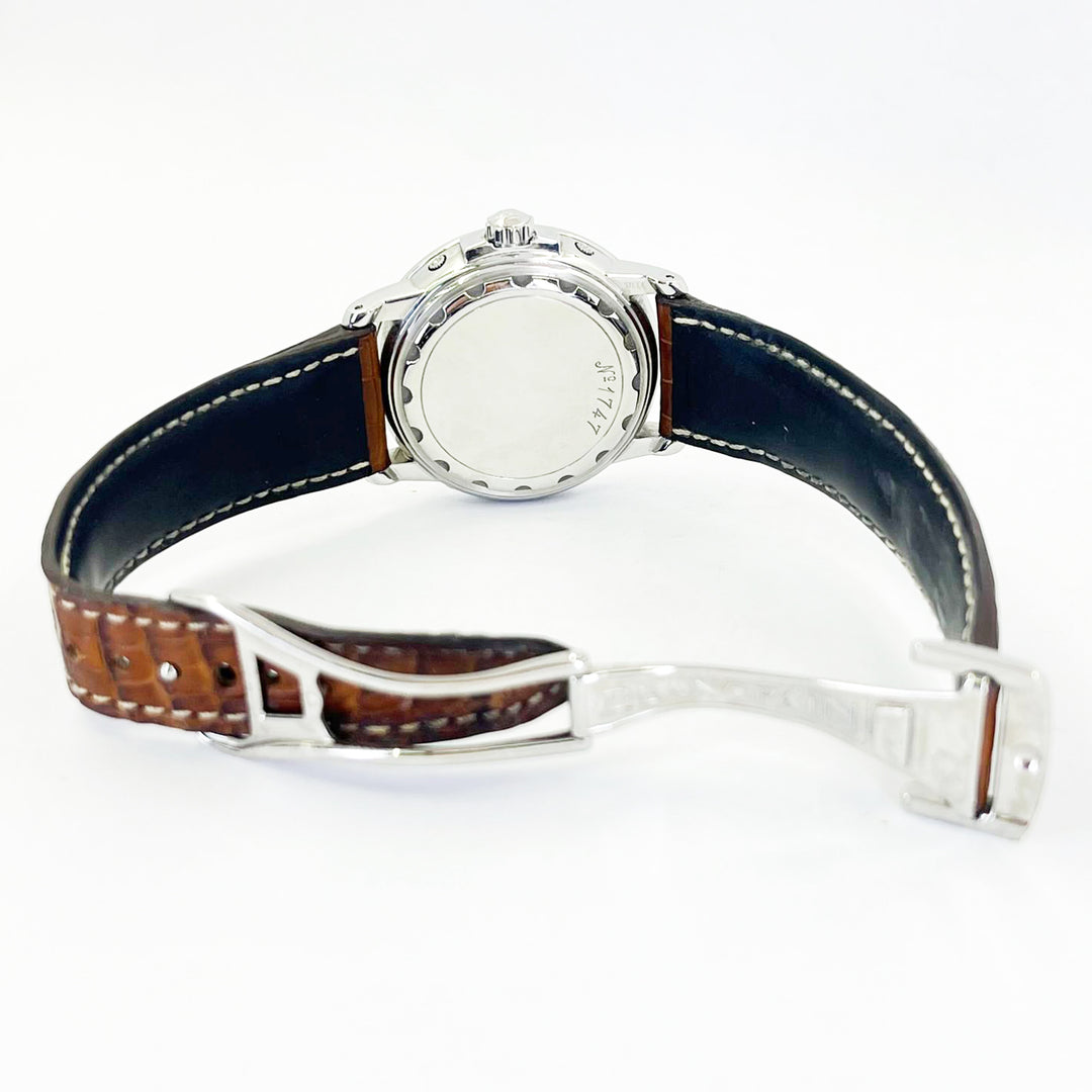 Blancpain Leman Moonphase 38mm Stainless Steel Triple Calendar Automatic Watch