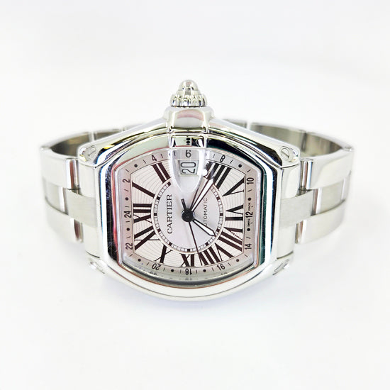 Cartier Roadster GMT Stainless Steel Automatic Watch