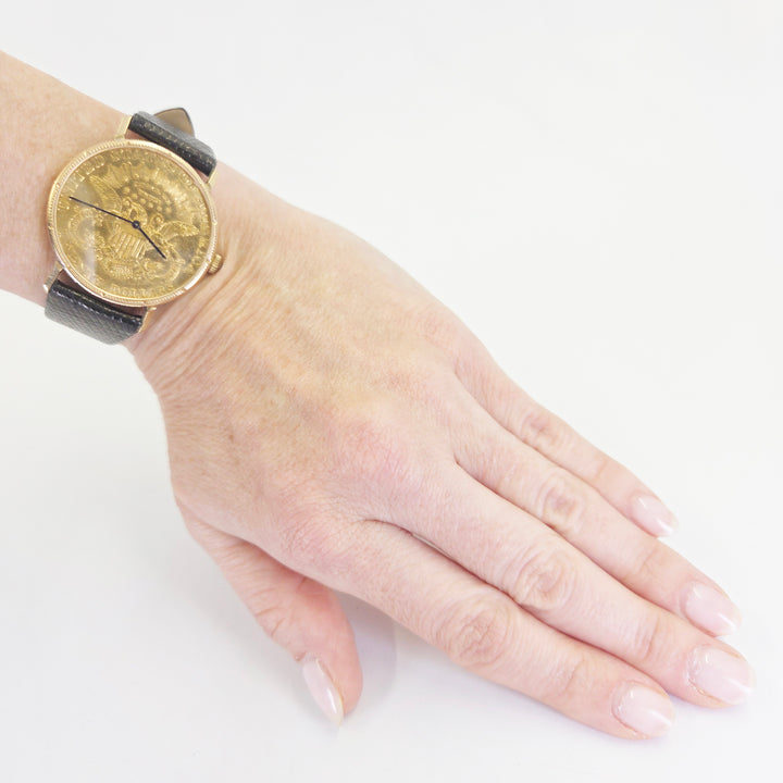 Corum 1877 US $20 Coin Watch 22K Gold Manual Wind