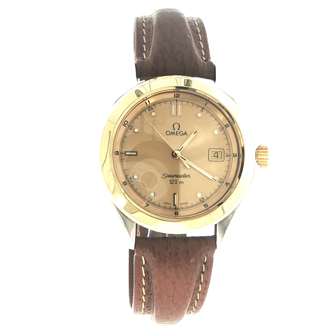 Omega Seamaster 120M Quartz 36mm Steel & 18K Gold Watch
