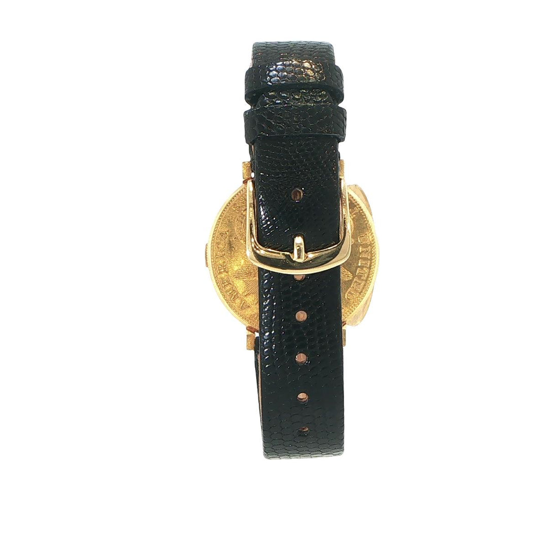 1904 $20 U.S. Gold Coin Bucherer Watch in 22K Yellow Gold Manual Wind