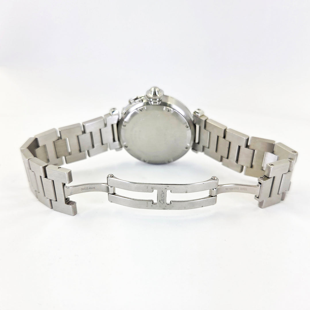 Cartier Pasha C GMT Automatic Watch – Stainless Steel