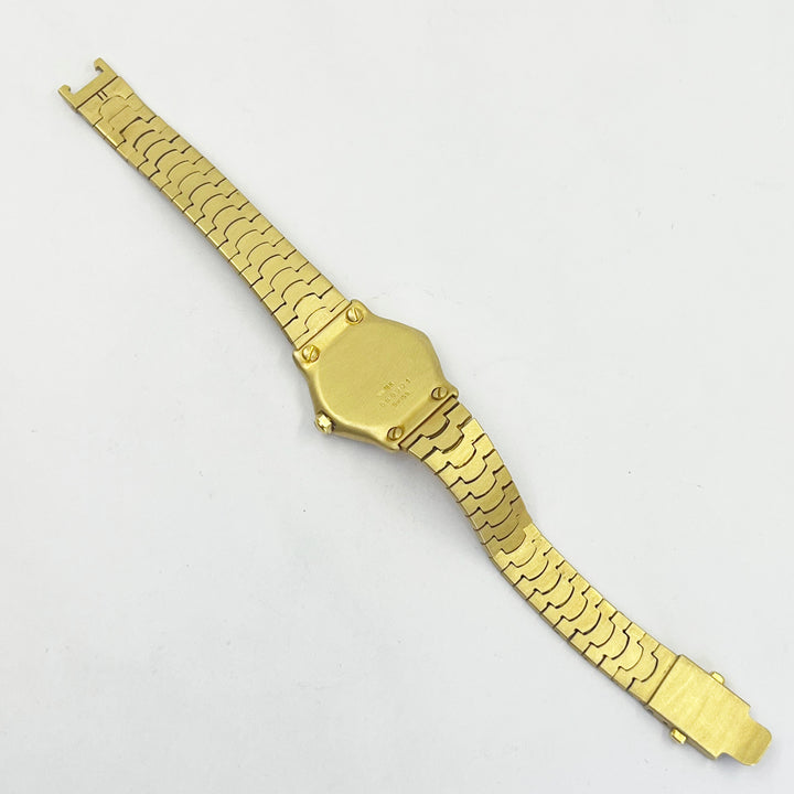 Ebel Wave Mini 18K Yellow Gold Watch with Diamond Markers
