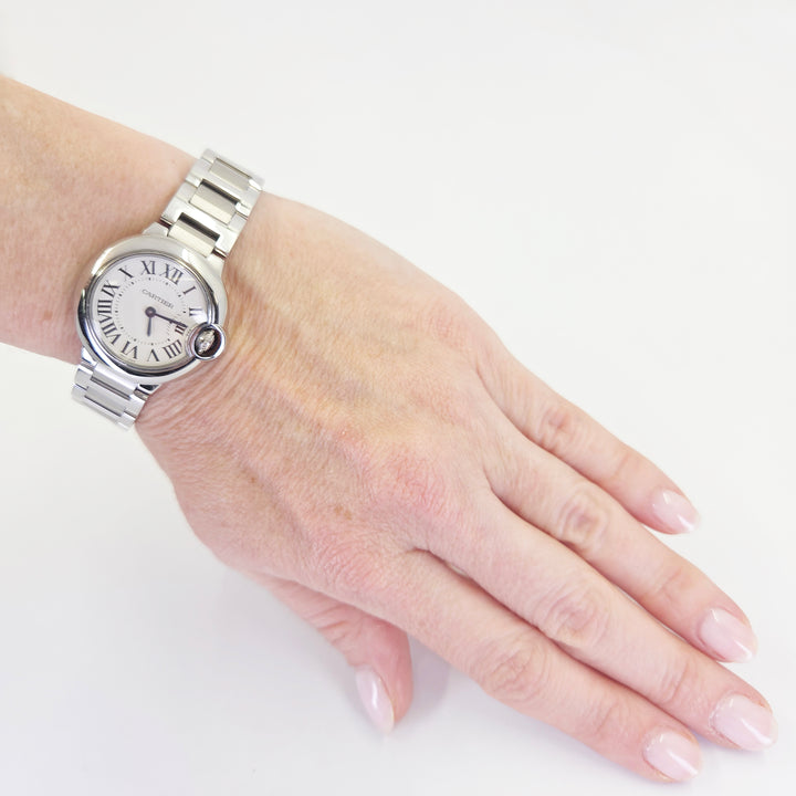 Cartier Ballon Bleu 28mm Stainless Steel Quartz Watch