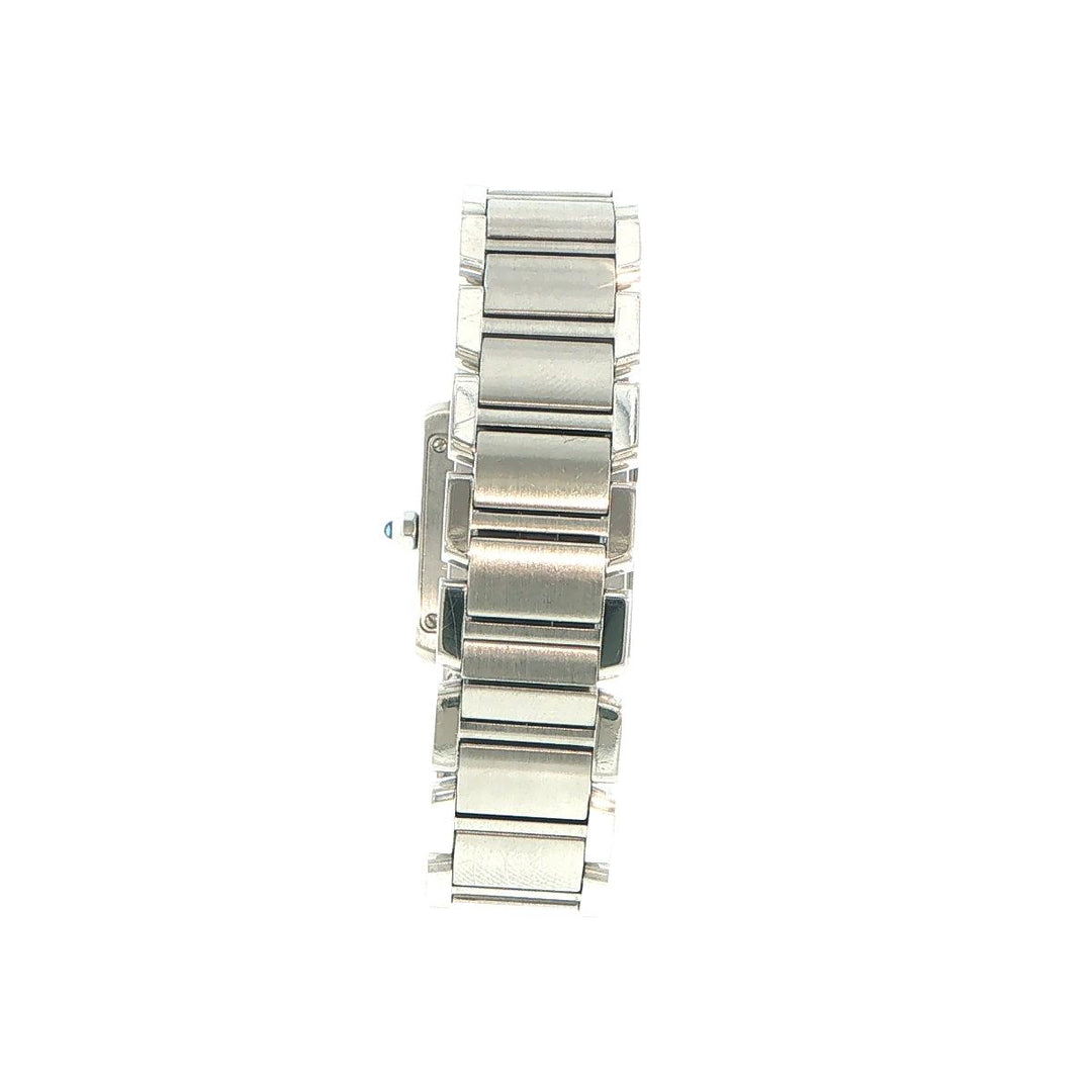 Cartier Tank Française 20mm Stainless Steel Quartz Watch