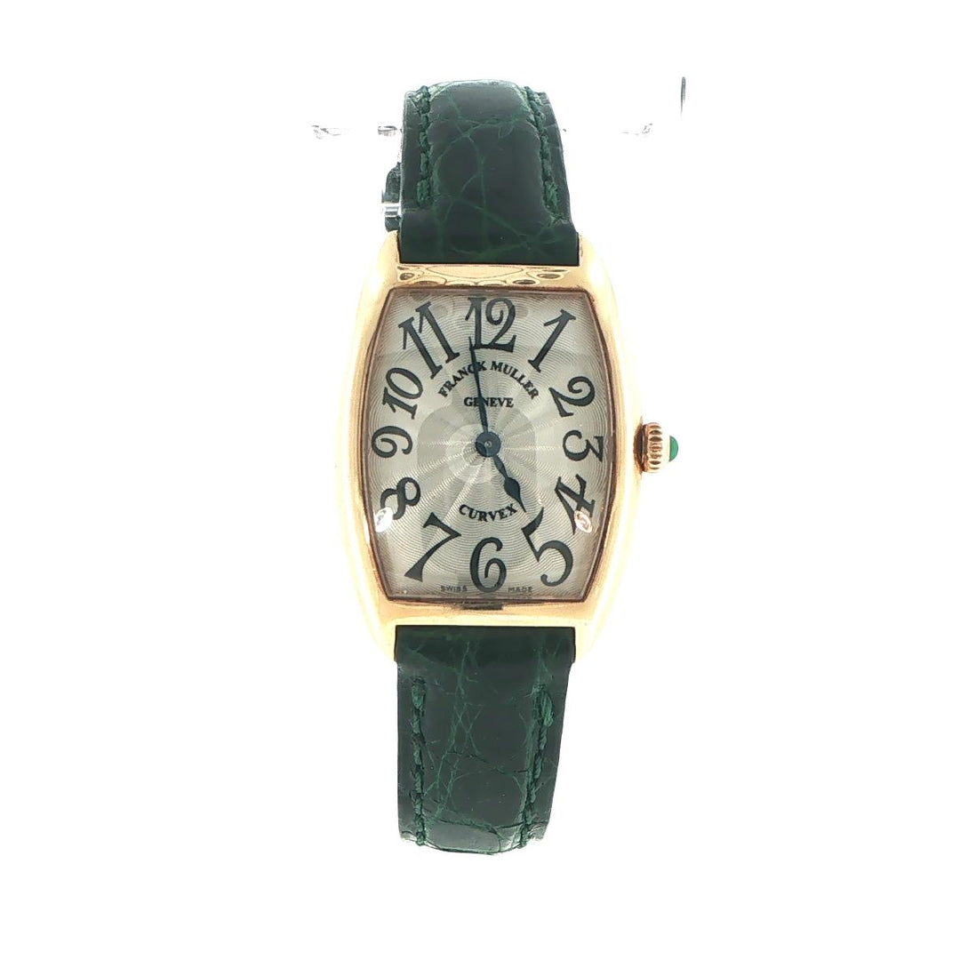 Franck Muller Cintrée Curvex 18K Yellow Gold Quartz Watch