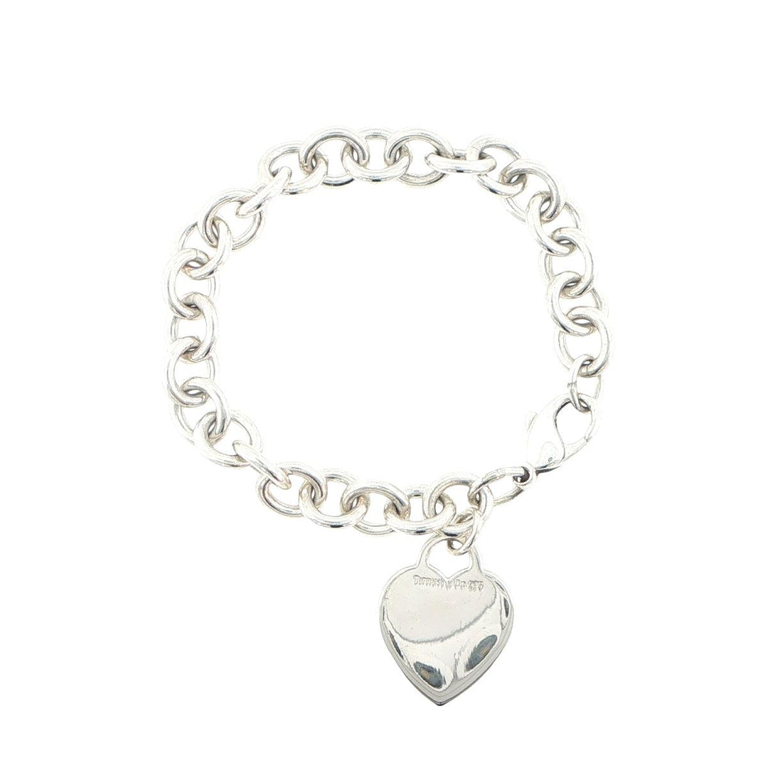 Tiffany & Co. Sterling Silver Heart Bracelet