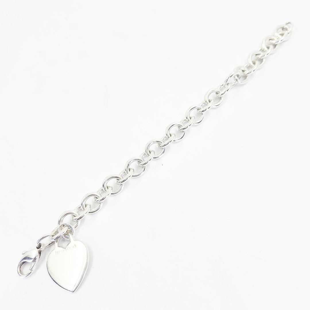 Tiffany & Co. Sterling Silver Heart Bracelet