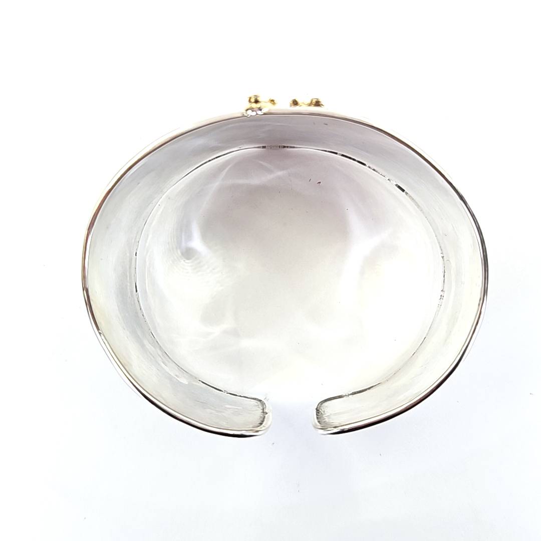 Two Tone Droplet Bangle