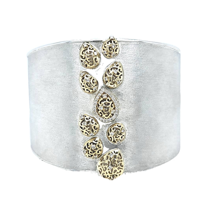Two Tone Droplet Bangle