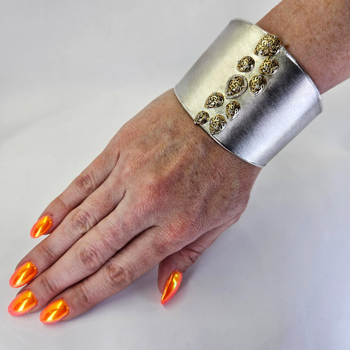 Two Tone Droplet Bangle